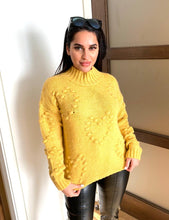 Load image into Gallery viewer, Yellow knitted top